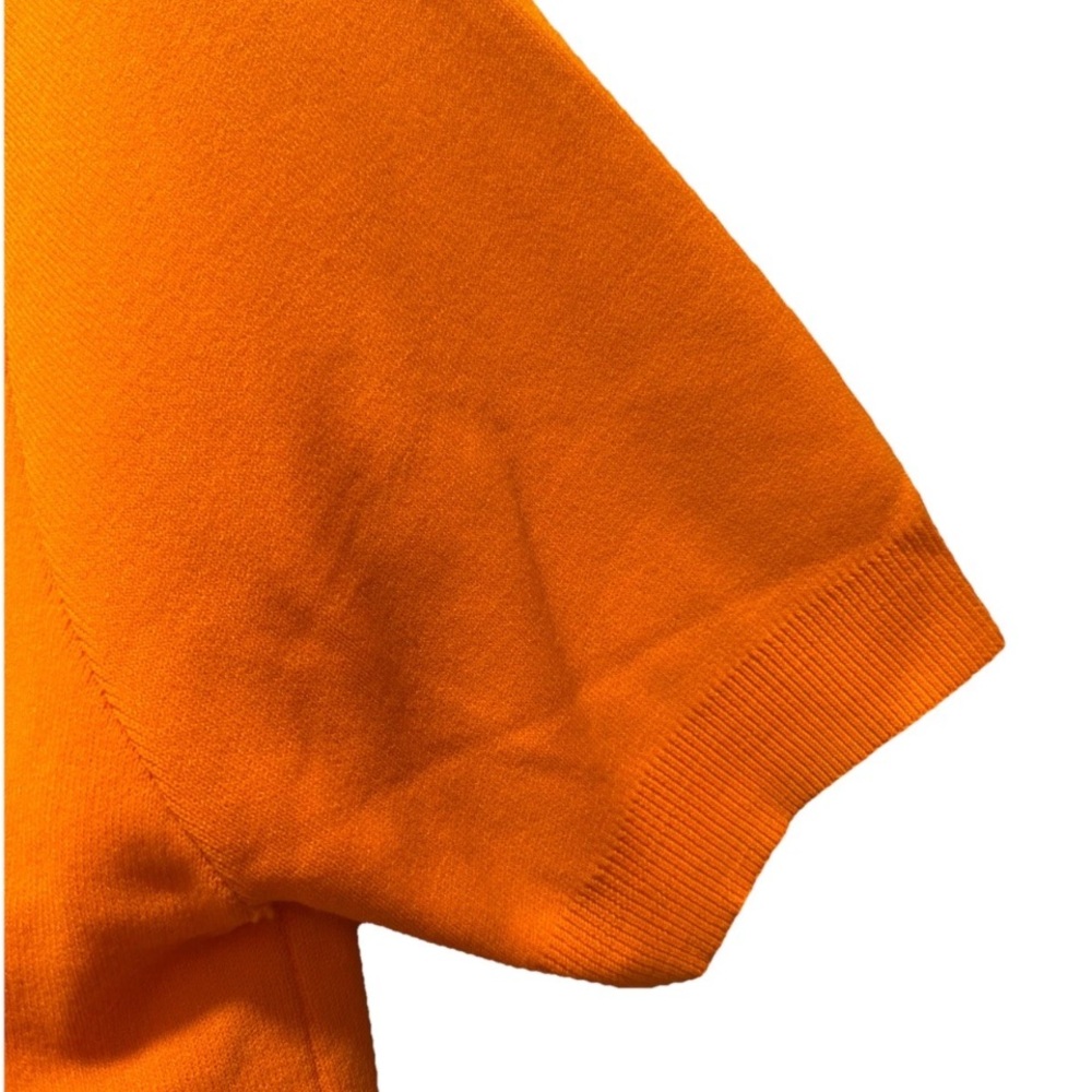 Grants Menswear Ban-Lon Vintage 60s-70s Vibrant Orange Polo Shirt 100% Nylon EUC - Picture 4 of 6
